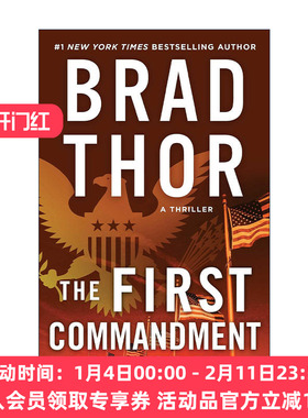 英文原版 The First Commandment 第一戒律 特工斯科特系列 悬疑小说 英文版 进口英语原版书籍