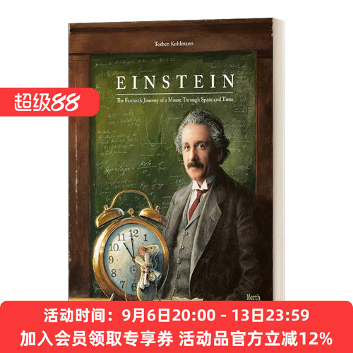 英文原版 Einstein The Fantastic Journey of a Mouse Through Space and Time 爱因斯坦 老鼠的时空之旅 英文版 进口英语书籍