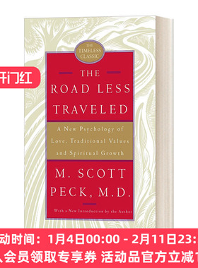 英文原版 The Road Less Traveled, 25th Anniversary Edition 少有人走的路 25周年纪念 精装毛边版 英文版 进口英语原版书籍