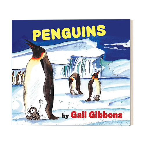 英文原版 Penguins 企鹅 盖尔吉本斯少儿百科 0-3岁幼儿儿童动物科普主题绘本 纸板书 Gail Gibbons 英文版 进口英语原版书籍