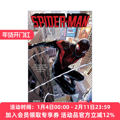 英文原版 Spider-Man Miles Morales Vol. 1 蜘蛛侠 迈尔斯·莫拉莱斯 卷一 漫威漫画 Brian Michael Bendis 英文版 进口书籍