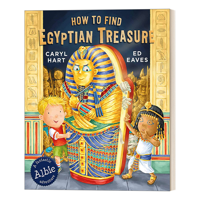 英文原版绘本 How To Find Egyptian Treasure 如何找到埃及宝藏 英文版 进口英语原版书籍