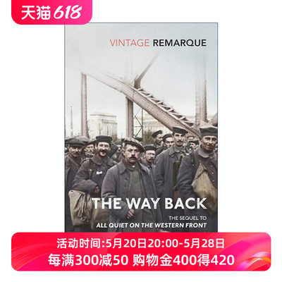 英文原版 The Way Back 西线归来 埃里希·玛丽亚·雷马克 西线无战事2 英文版 进口英语原版书籍