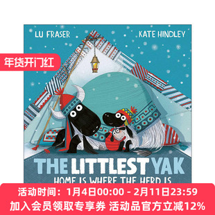 英文原版 The Littlest Yak Home Is Where the Herd Is 小牦牛3 牛群就是家 Kate Hindley 插画绘本 英文版 进口英语原版书籍