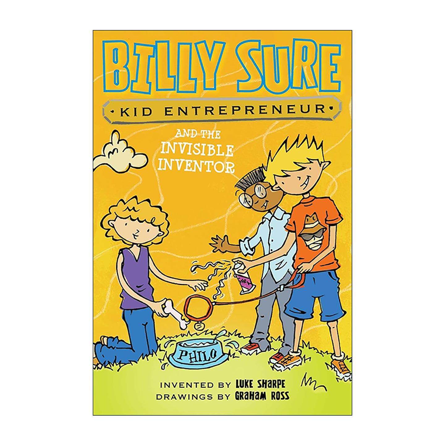 英文原版 Billy Sure Kid Entrepreneur and the Invisible Inventor 小企业家比利的故事卷8 英文版 进口英语原版书籍