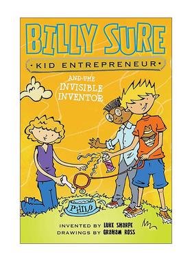 英文原版 Billy Sure Kid Entrepreneur and the Invisible Inventor 小企业家比利的故事卷8 英文版 进口英语原版书籍