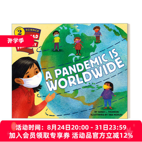 英文原版 Let's Read and Find Out 2 A Pandemic Is Worldwide 自然科学启蒙L2 全球大流行 英文版 进口英语原版书籍