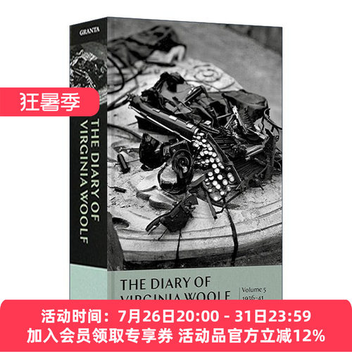 英文原版 The Diary of Virginia Woolf 弗吉尼亚·伍尔夫日记 1936-41 精装 英文版 进口英语原版书籍