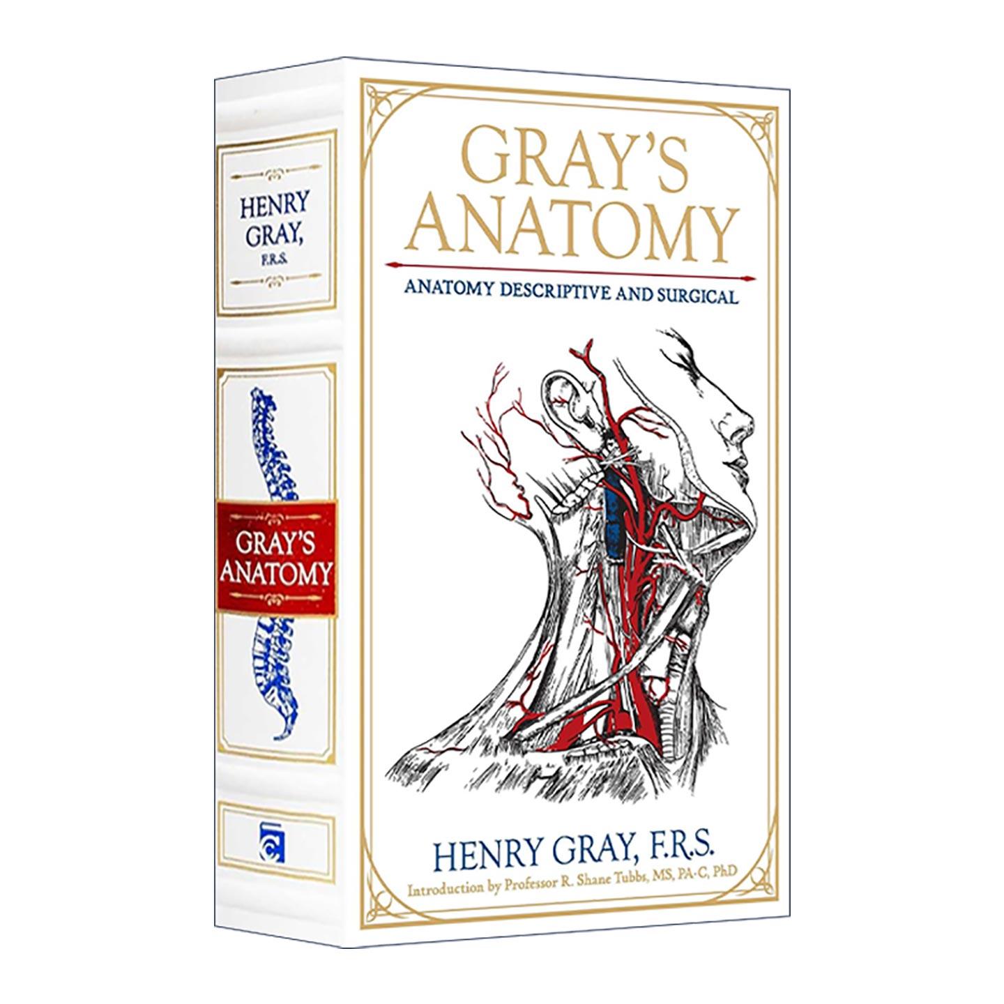 英文原版 Gray's Anatomy 格氏解剖学 精装皮质 Leather-bound Classics 英文版 进口英语原版书籍
