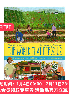 英文原版 The World That Feeds Us 喂养我们的世界 儿童科普百科精装绘本 英文版 进口英语原版书籍