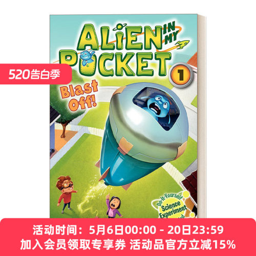 英文原版 Alien in My Pocket 1 Blast Off! 口袋里的外星人 英文版 进口英语原版书籍