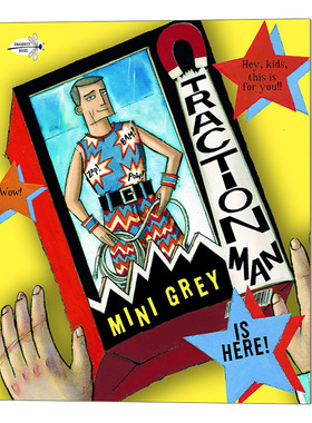 英文原版 Traction Man Is Here! 牵引力男孩在这里 名家Mini Grey 儿童趣味启蒙绘本图画书 英文版 进口英语原版书籍