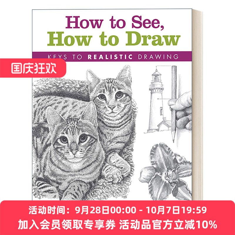 英文原版 How to See How to Draw 如何看 如何画 铅笔素描写实技法 Claudia Nice 英文版 进口英语原版书籍