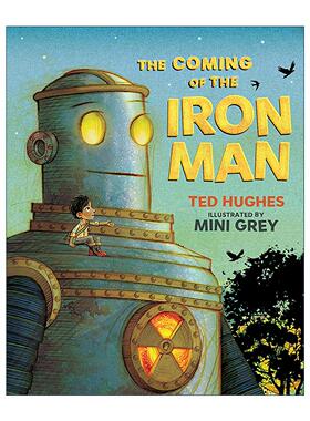 英文原版 The Coming of the Iron Man 钢铁人的到来 米妮格雷改编全新绘本 适合低龄儿童阅读的经典故事 英文版 进口英语原版书籍