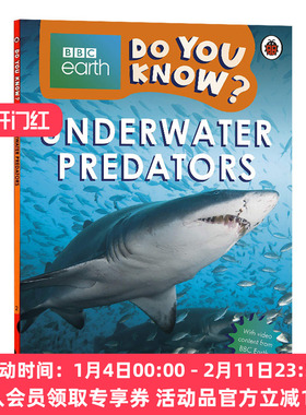 英文原版 Underwater Predators - BBC Earth Do You Know...? Level 2 英文版
