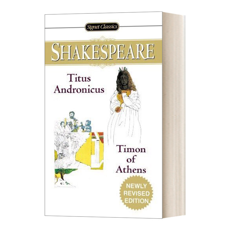 泰特斯·安德洛尼克斯和雅典的泰门 英文原版 Titus Andronicus and Timon of Athens 莎士比亚悲剧 英文版 进口英语原版书籍