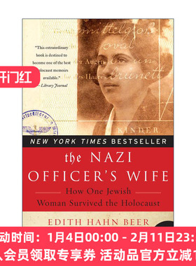 英文原版 The Nazi Officer's Wife 纳粹军官的犹太妻子 大屠杀中的一个幸存奇迹 英文版 进口英语原版书籍