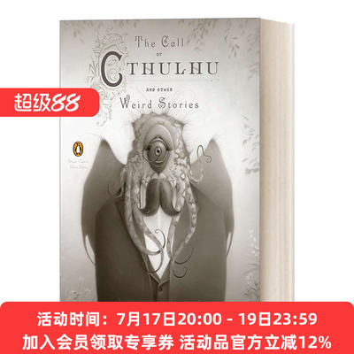 克苏鲁的呼唤 英文原版小说 The Call of Cthulhu and Other Weird Stories H.P.洛夫克拉夫特 企鹅经典豪华毛边版 英文版 进口书