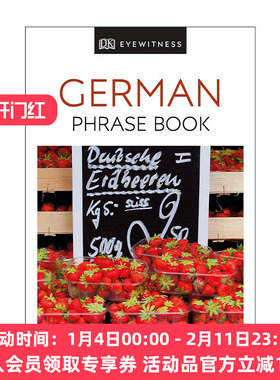 原版 DK Eyewitness Travel Phrase Books German 目击者旅游德语短语口袋手册 进口原版书籍