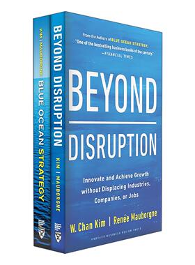 英文原版 Blue Ocean Strategy + Beyond Disruption Collection 2 Books 蓝海战略 超越颠覆 两册精装盒装套装 英文版 进口书籍