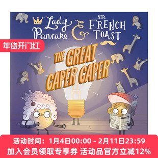 英文原版 Great Caper Caper 薄饼夫人与吐司先生5 精装绘本 英文版 进口英语原版书籍