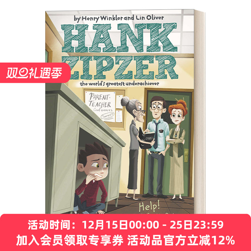 英文原版 Hank Zipzer 07 Help Somebody Get Me Out of Fourth Grade 汉克历险记7谁能把我从四年级救出来 英文版 进口英语书籍