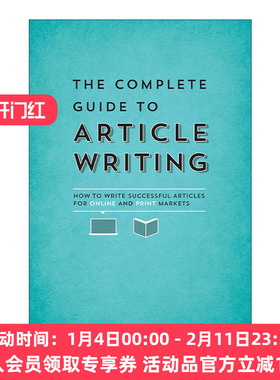 英文原版 The Complete Guide to Article Writing 文章写作指南 线上市场 出版印刷 Naveed Saleh 英文版 进口英语原版书籍