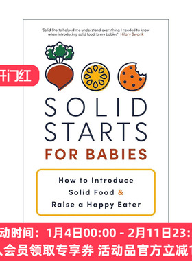 英文原版 Solid Starts for Babies 婴儿辅食添加指南 如何科学合理地为宝宝引入固体食物 英文版 进口英语原版书籍