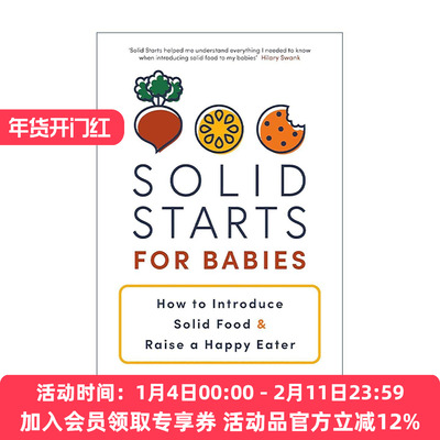 英文原版 Solid Starts for Babies 婴儿辅食添加指南 如何科学合理地为宝宝引入固体食物 英文版 进口英语原版书籍