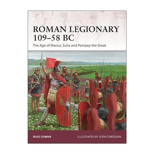 书籍 苏拉和庞培时代 战士系列 历史上 罗马军团 进口英语原版 Roman Legionary 109–58 英文原版 英文版 马略