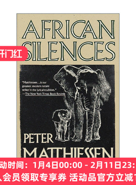 英文原版 African Silences 非洲的沉默 环境保护 野生动物 雪豹作者Peter Matthiessen 英文版 进口英语原版书籍