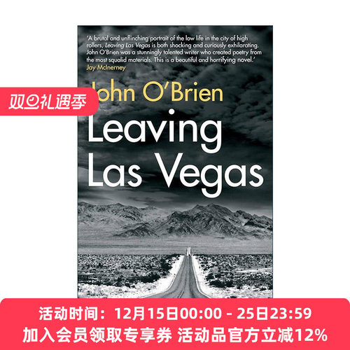 英文原版 Leaving Las Vegas 离开拉斯维加斯 约翰·奥布莱恩小说 同名电影原著 英文版 进口英语原版书籍