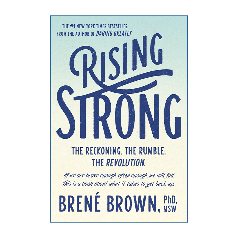 成长到死 英文原版 Rising Strong 自助 心理学 脆弱的力量作者Brene Brown 精装 英文版 进口英语原版书籍