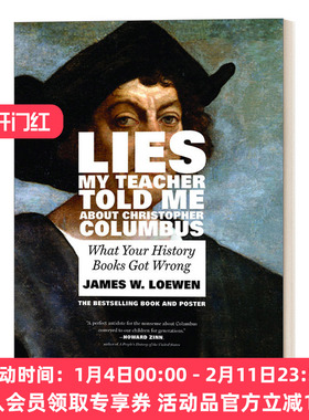 英文原版 Lies My Teacher Told Me About Christopher Columbus 老师告诉我的关于克里斯托弗 哥伦布的谎言 英文版 进口英语书籍