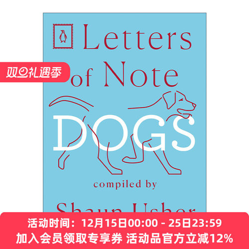 英文原版 Letters of Note Dogs 见信如晤系列 狗 信札 Shaun Usher 毛边书 英文版 进口英语原版书籍