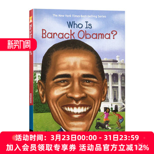 谁是奥巴马 书籍 进口英语原版 英文版 名人传记系列 Was OBAMA BARACK Who 英文原版