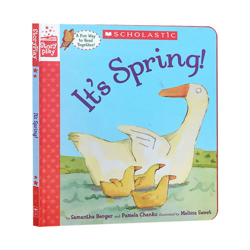 英文原版 It's Spring! 学乐边玩边读系列 春天来了 精装 学乐故事角色互动书 Scholastic Storyplay Book 英文版 进口英语书籍