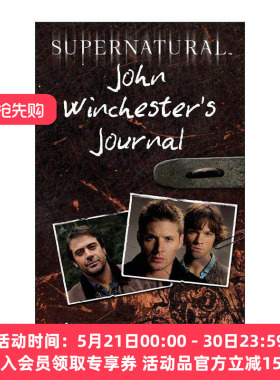 英文原版 邪恶力量 囧爹日记 Supernatural John Winchester's Journal 英文版 进口英语原版书籍