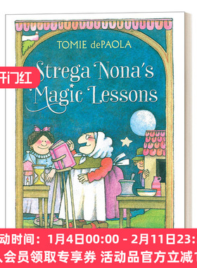 英文原版 Strega Nona's Magic Lessons 巫婆奶奶的魔法课  凯迪克奖得主作品 英文版 进口英语原版书籍