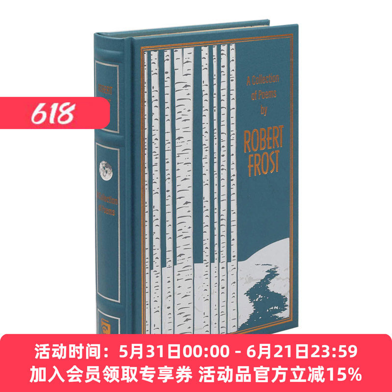 罗伯特诗选 云经典 英文原版 A Collection of Poems by Robert Frost Leather-bound Classics Leather Bound 英文版