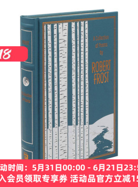 罗伯特诗选 云经典 英文原版 A Collection of Poems by Robert Frost Leather-bound Classics Leather Bound 英文版