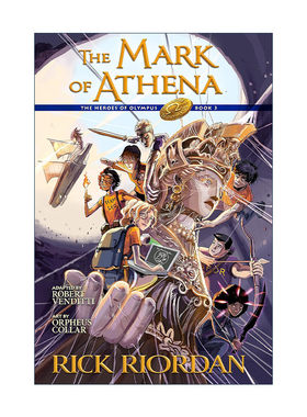 英文原版 The Heroes of Olympus 03 波西杰克逊第二季 奥林匹斯英雄系列3 雅典娜之印 漫画图画书 英文版 进口英语原版书籍