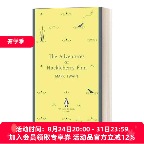 英文原版 The Adventures of Huckleberry Finn 哈克贝利·费恩历险记 英文版 进口英语原版书籍