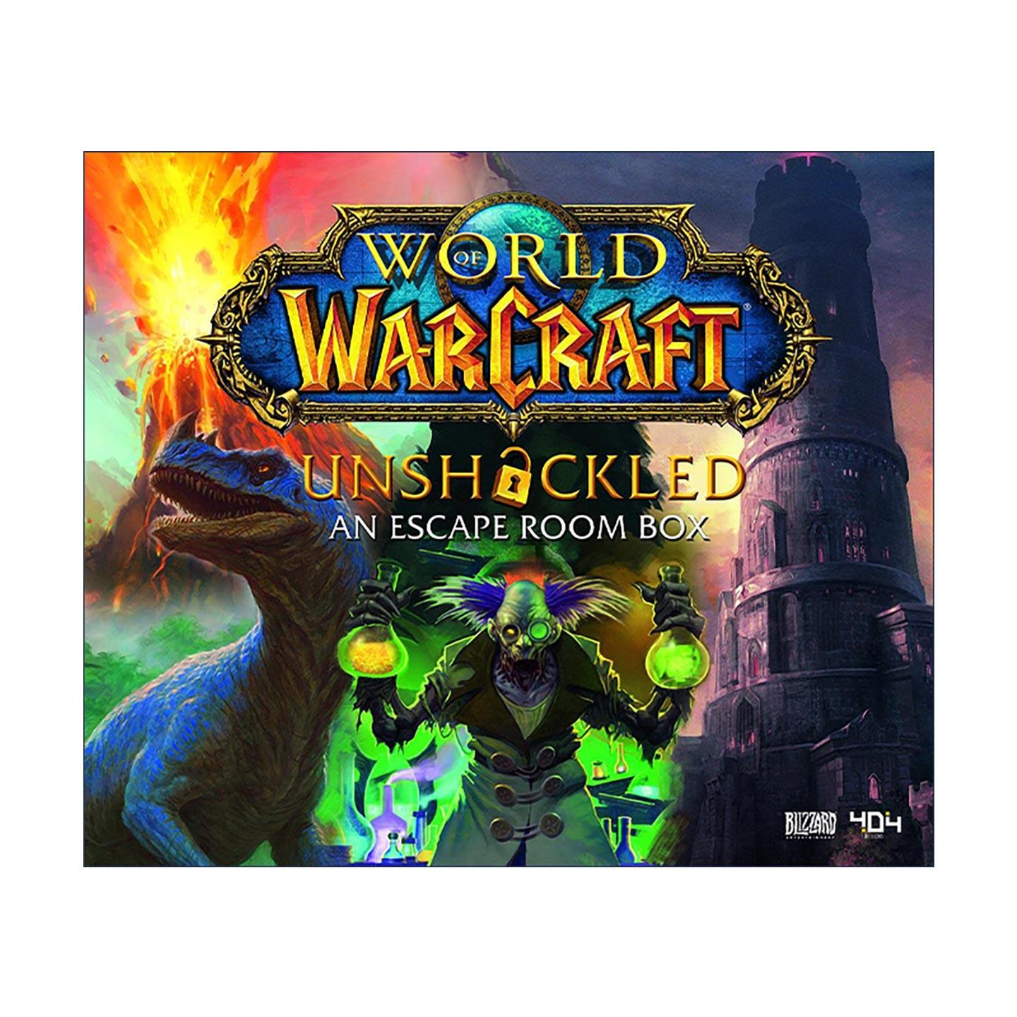 英文原版 World of Warcraft Unshackled An Escape Room Box 魔兽世界 实体密室逃脱桌游套装 2–6人沉浸式桌游 精装 英文版
