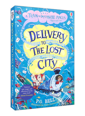 英文原版  Delivery to the Lost City 开往不可能的地方的列车3 儿童动作冒险小说英文版 进口英语原版书籍