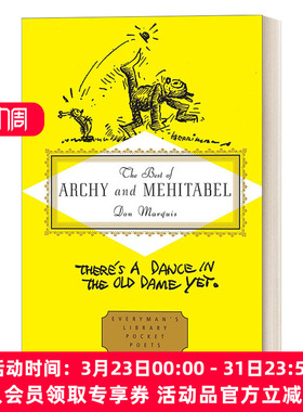 英文原版 The Best of Archy and Mehitabel 阿奇与梅海塔布尔诗歌精选 Don Marquis 人人图书馆口袋诗人系列 精装 英文版 进口书