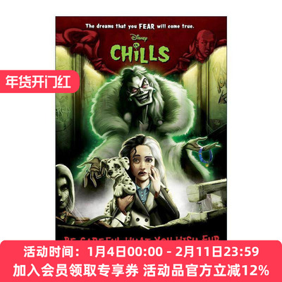 英文原版 Disney Chills 04 Be Careful What You Wish Fur 迪士尼心惊故事系列4 小心你的愿望 儿童冒险小说 进口英语原版书籍