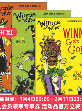 英文原版 Winnie and Wilbur 女巫温妮章节小说3册 Laura Owen 英文版 进口英语原版书籍