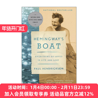 英文原版 Hemingway's Boat 海明威的船 传记 美国国家书评人协会奖入围 Paul Hendrickson 英文版 进口英语原版书籍