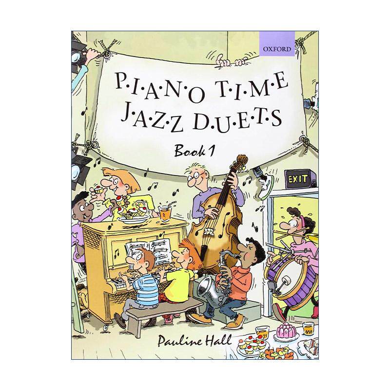 英文原版 Piano Time Jazz Duets Book 1 牛津钢琴时光 爵士二重奏1 ABRSM英皇考级钢琴启蒙教材 英文版 进口英语原版书籍